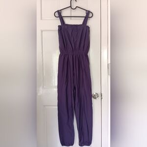 Chacott full body sauna pants in purple